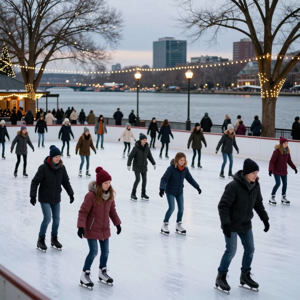 Visit the Wharf's Ice Rink