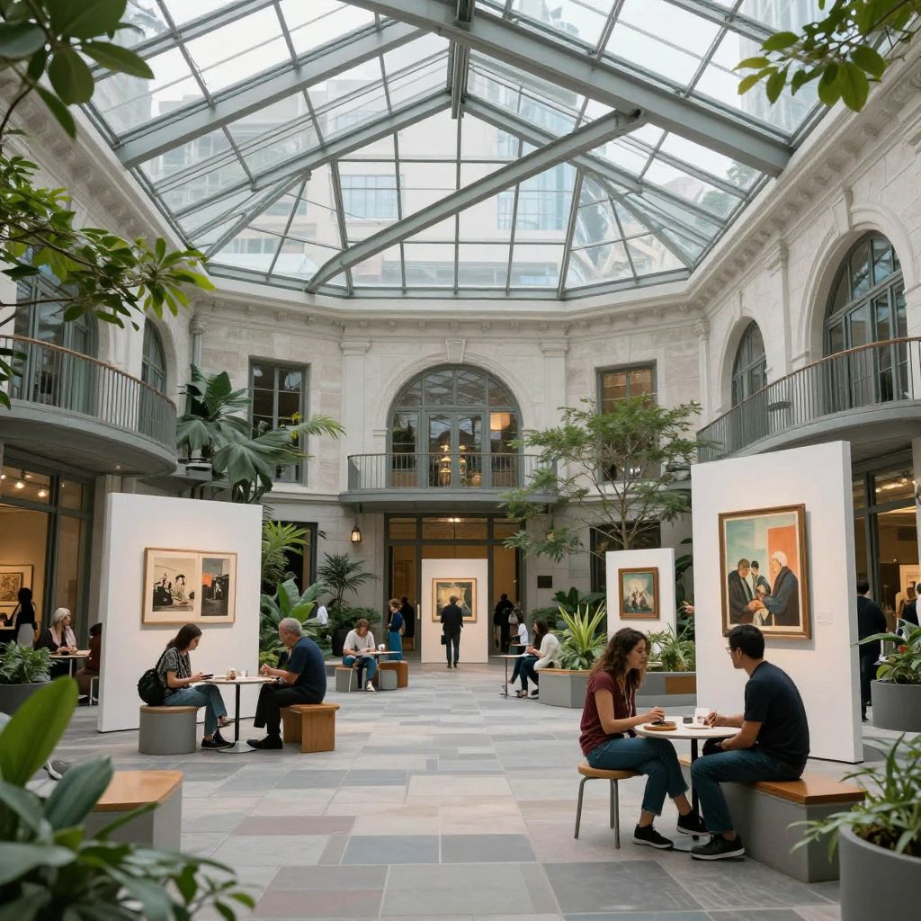 Relax in the Kogod Courtyard
