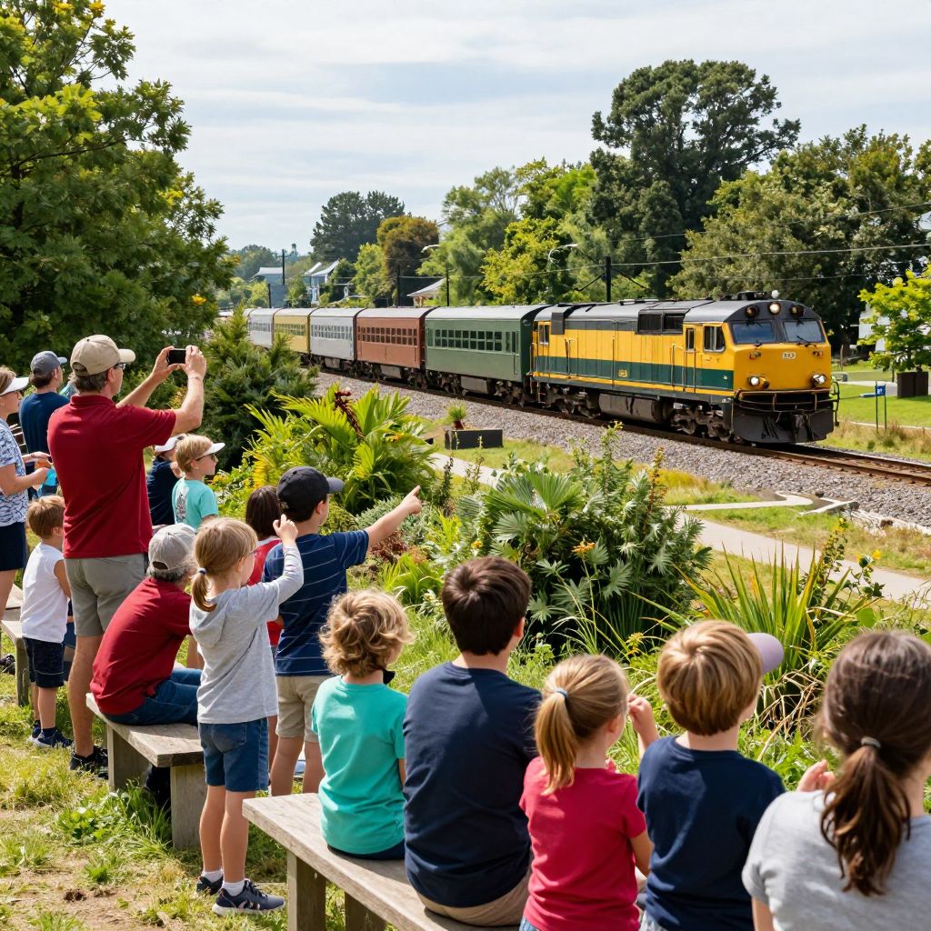 Train Watching in Ashland