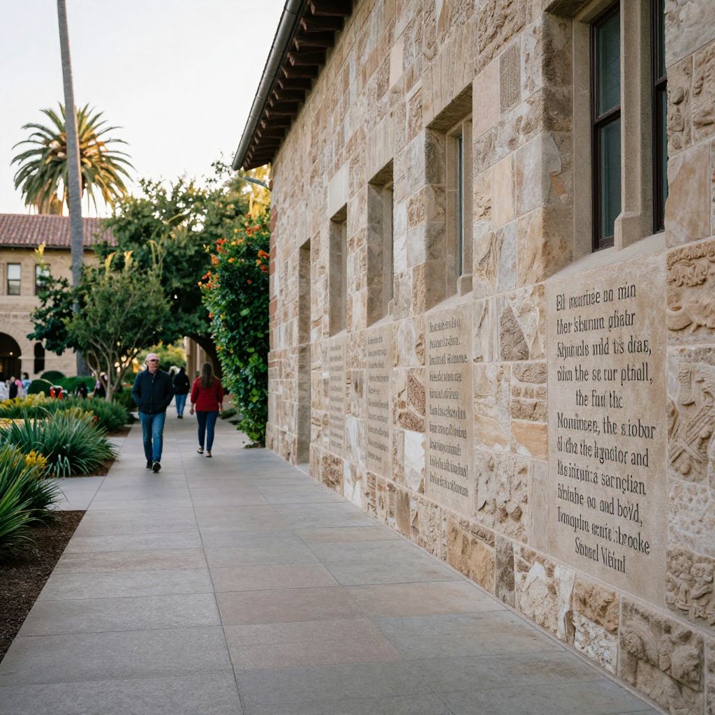 Inscription Walk at Scripps College