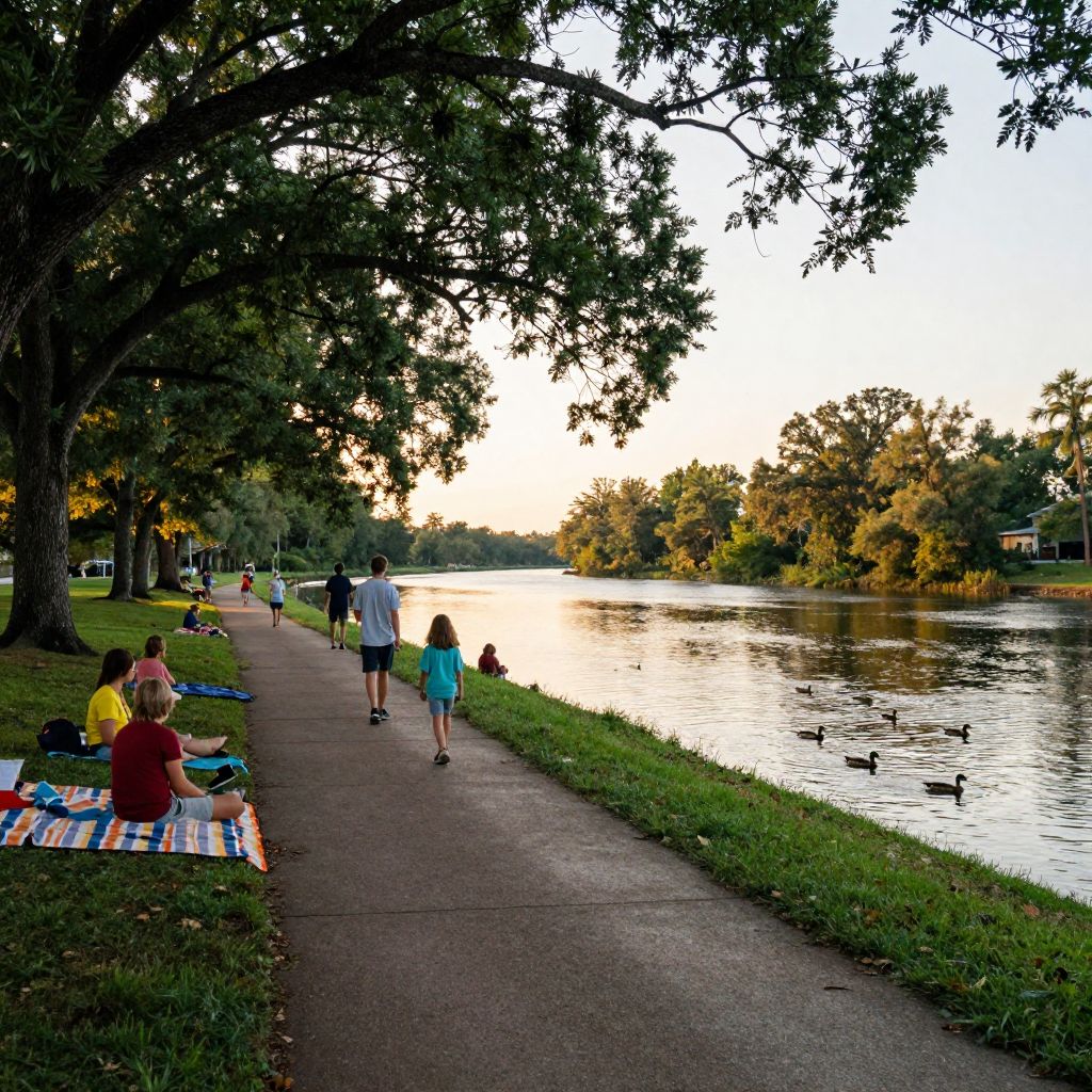 Relax in the Scenic Bogue Falaya Park