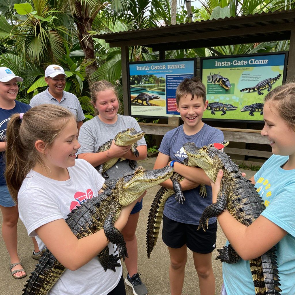 Experience Guided Tours and Alligator Interactions