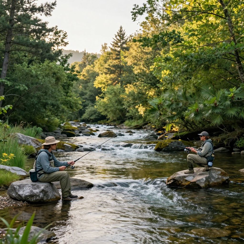 Fishing in Whitetop Laurel Creek