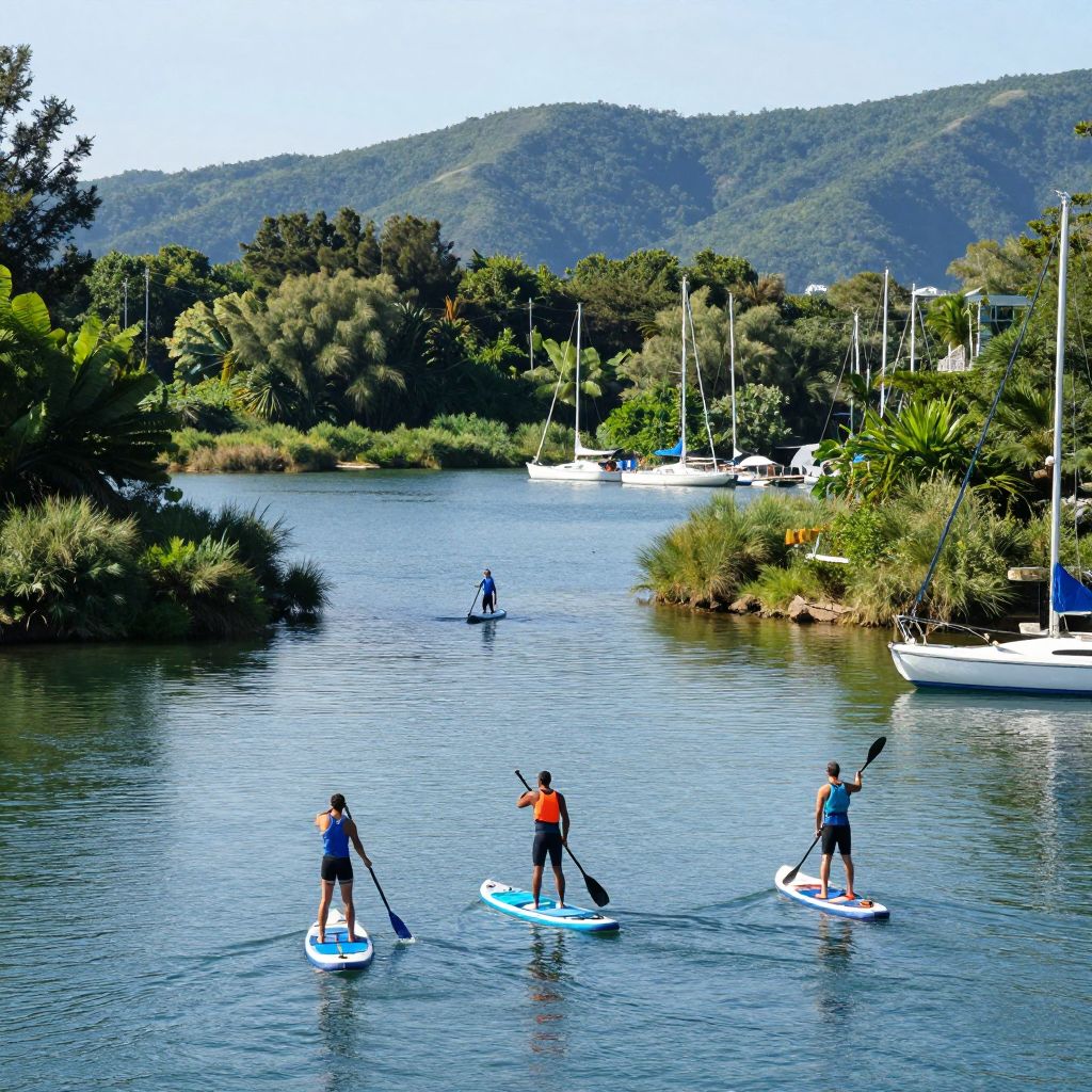 Paddleboarding in Deltaville