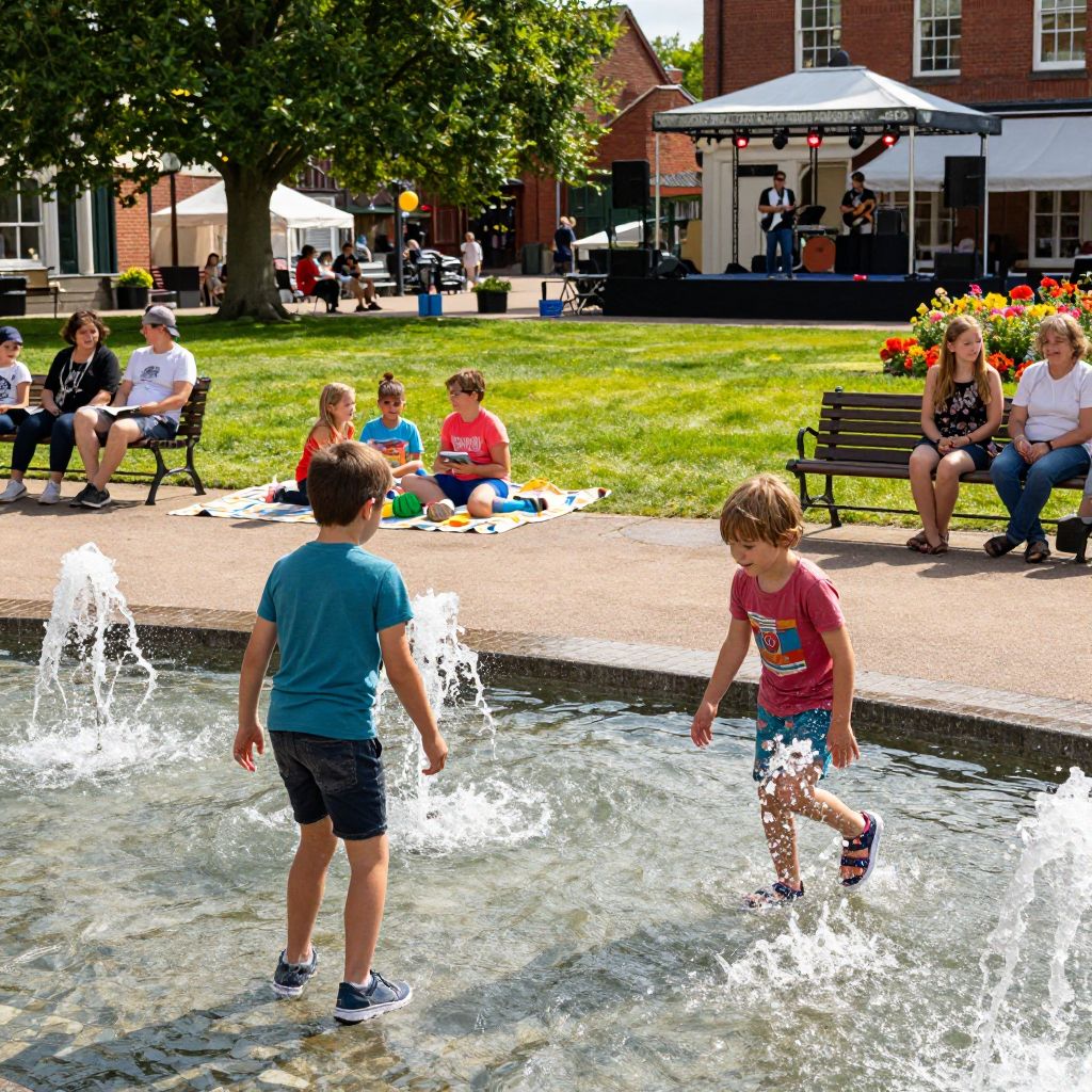 Old Town Square Splash Pad