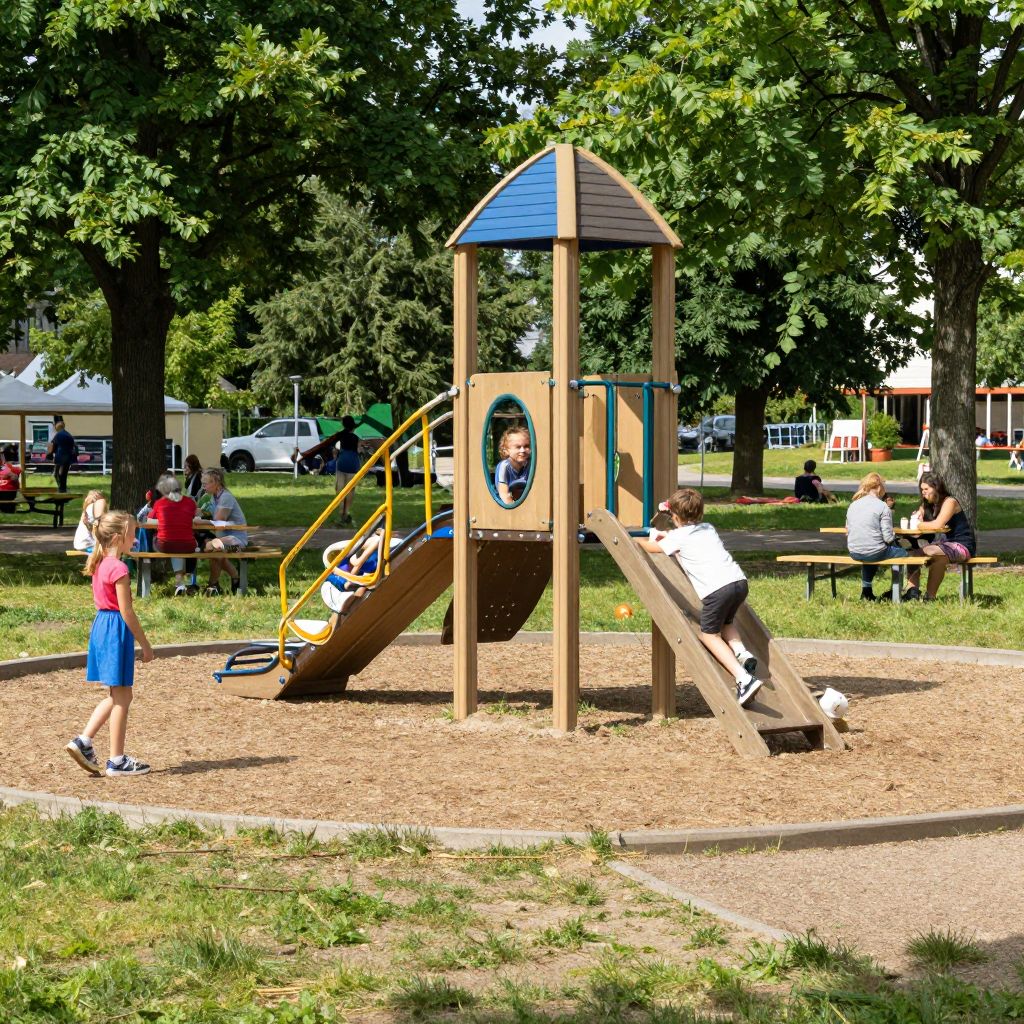 Marktplatz von Fredericksburg Playground Image
