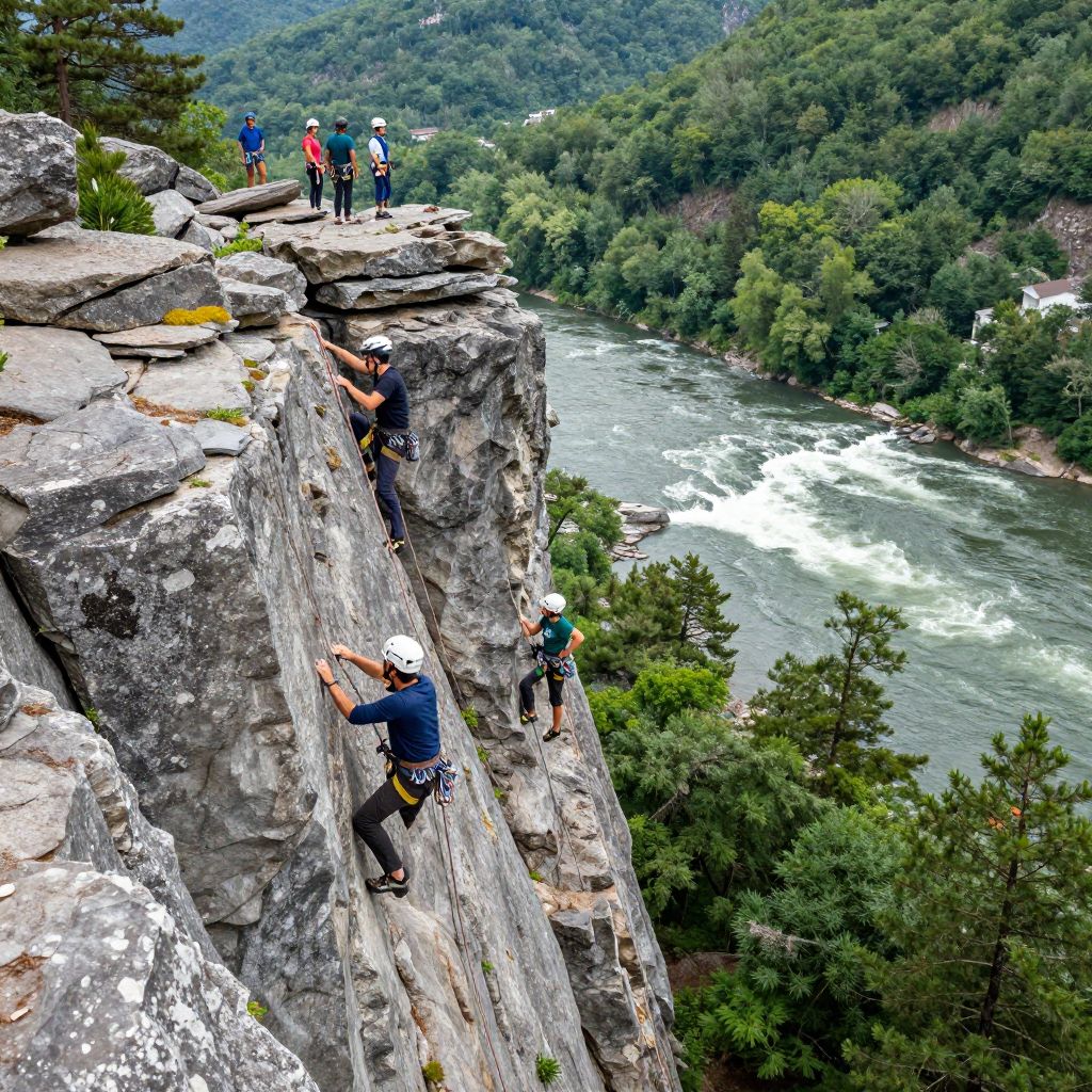 Rock Climbing in Great Falls Park