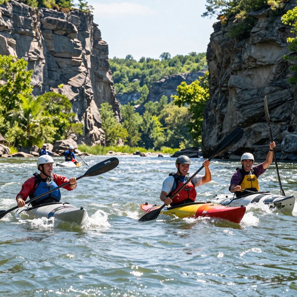 Kayaking on the Potomac River