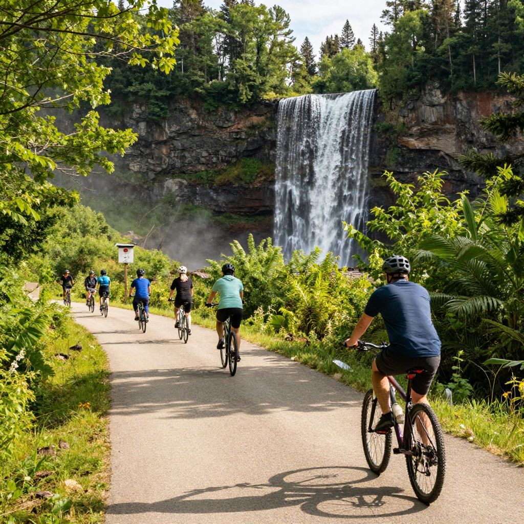 Biking in Great Falls Park