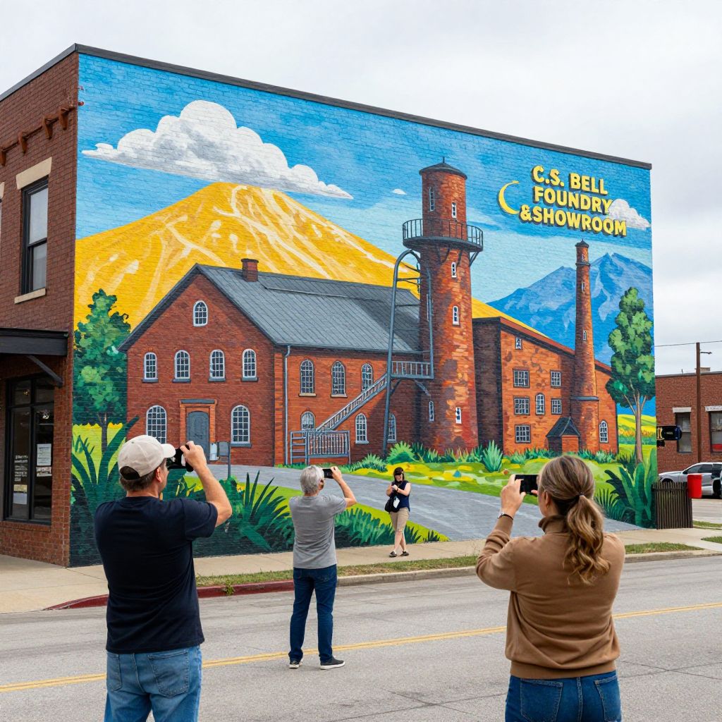 C.S. Bell Foundry Mural