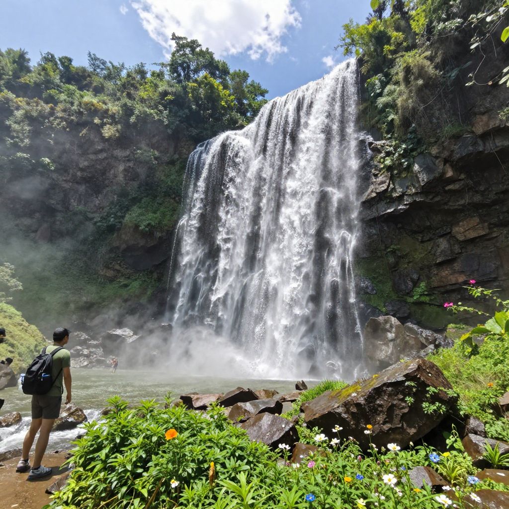 Falling Springs Waterfall