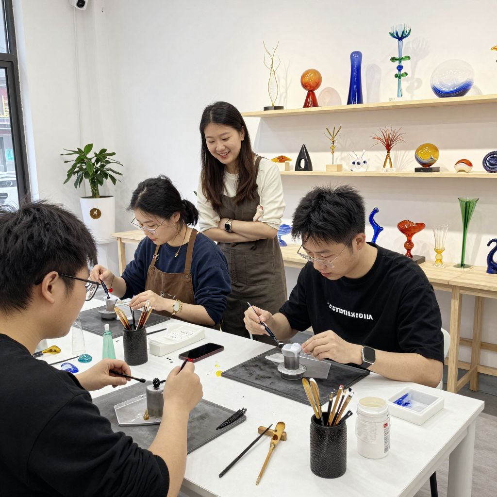 Try Glassblowing Classes at Trifecta Design Studio