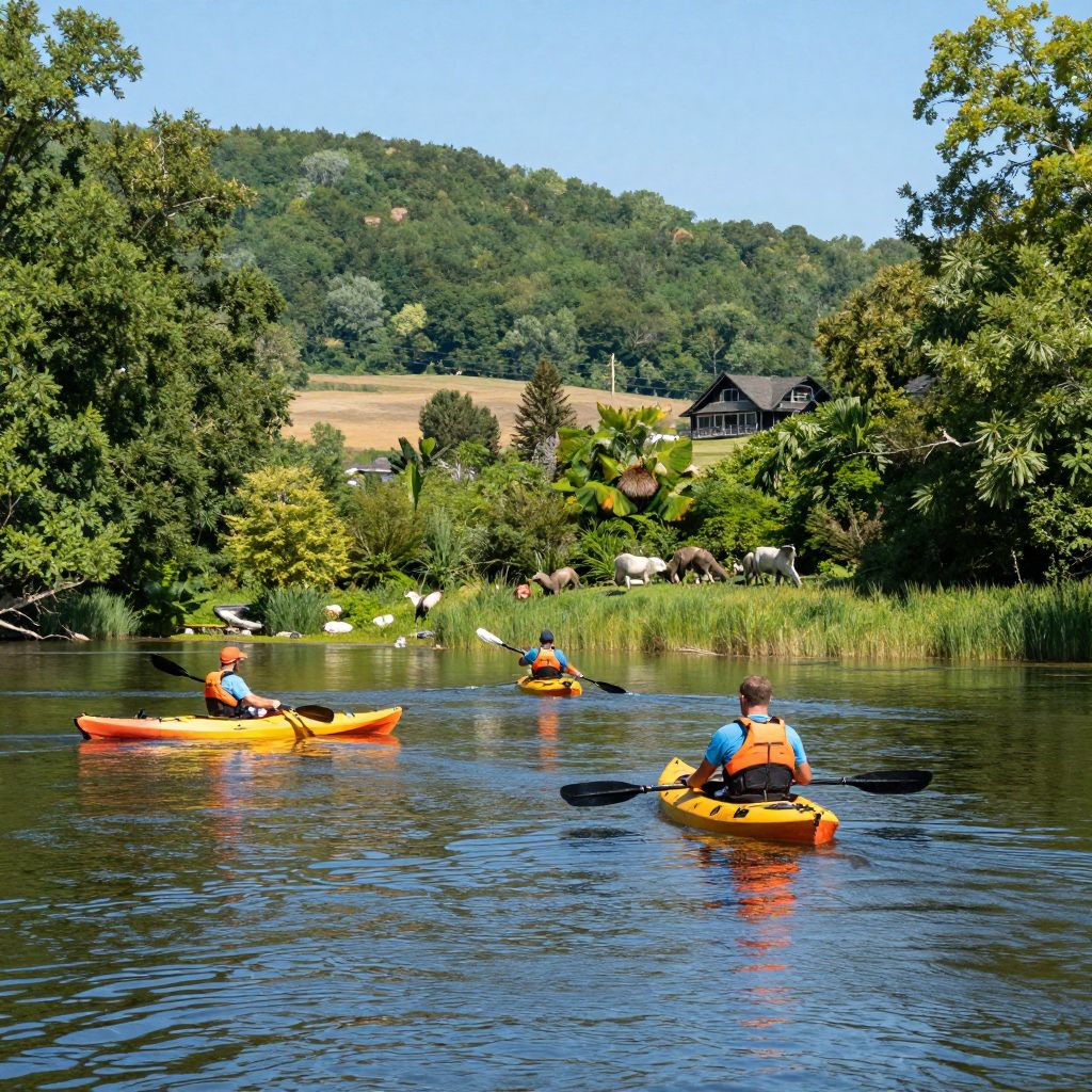 Kayak tour of Madison's lakes and rivers