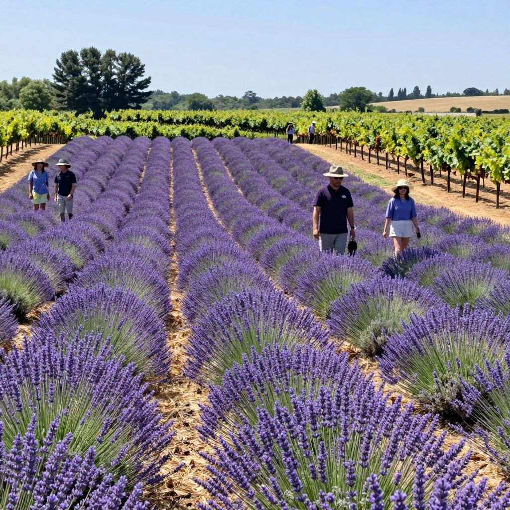 White Oak Lavender Farm & The Purple WOLF Vineyard