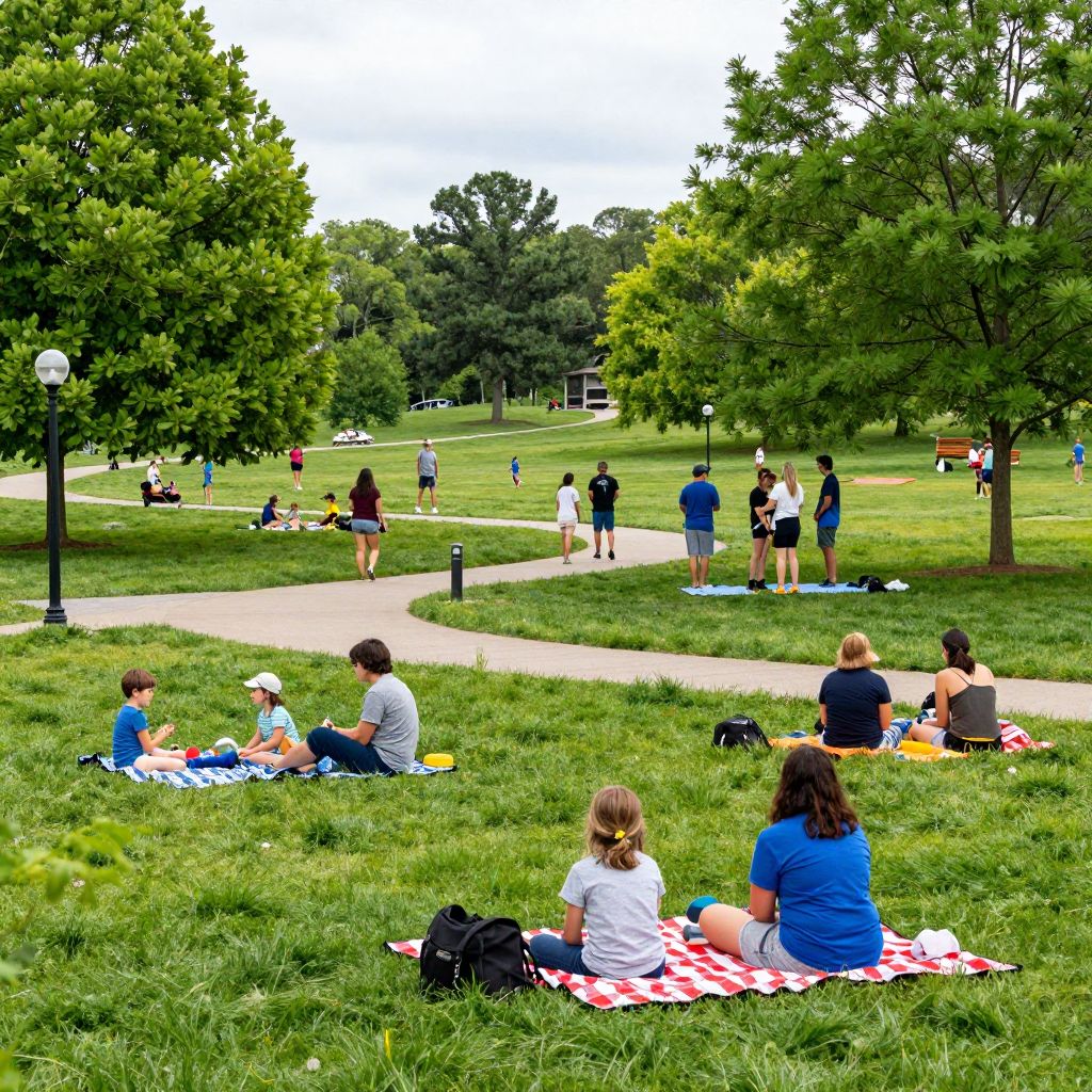 Relaxing at Local Parks