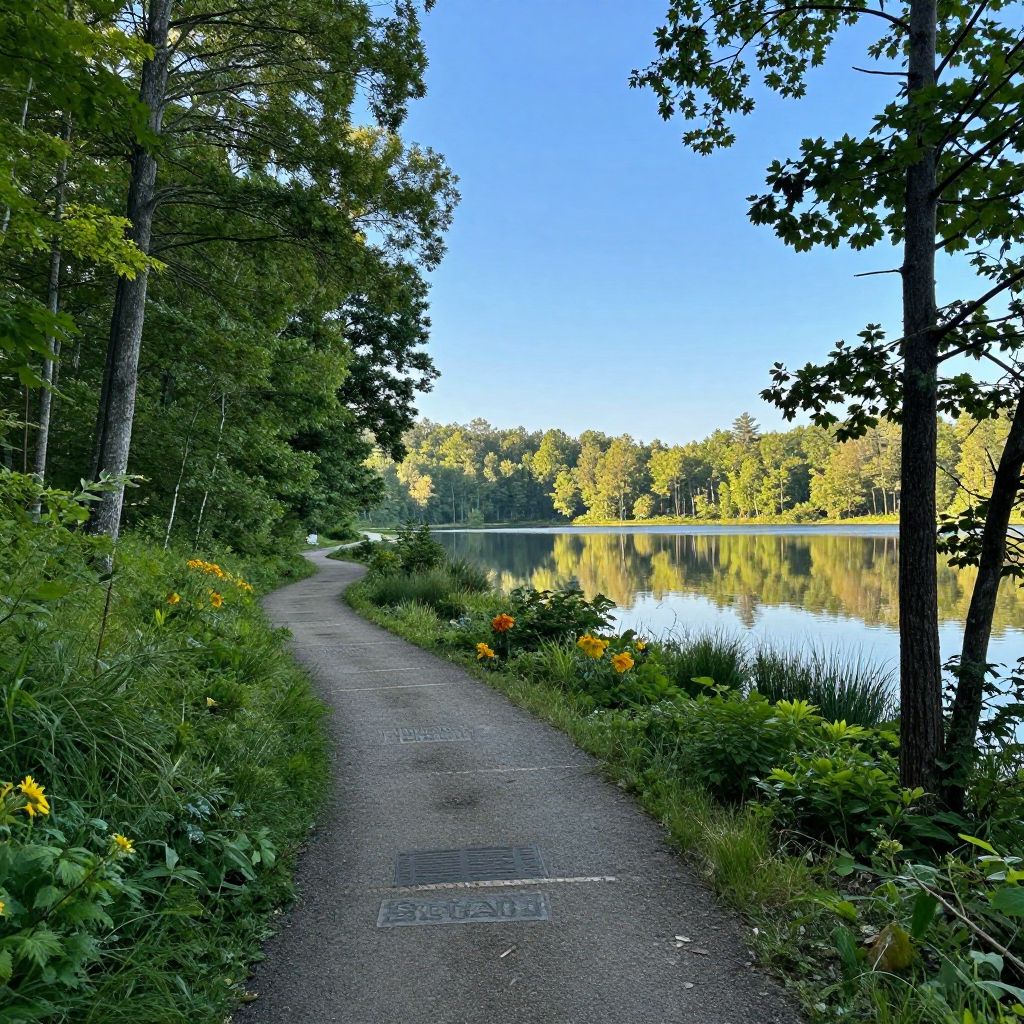Hiking at Highland Lakes State Park