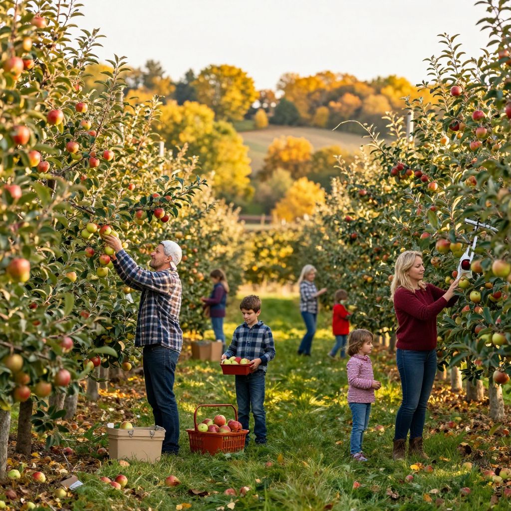 Apple Picking at Mercier Orchards