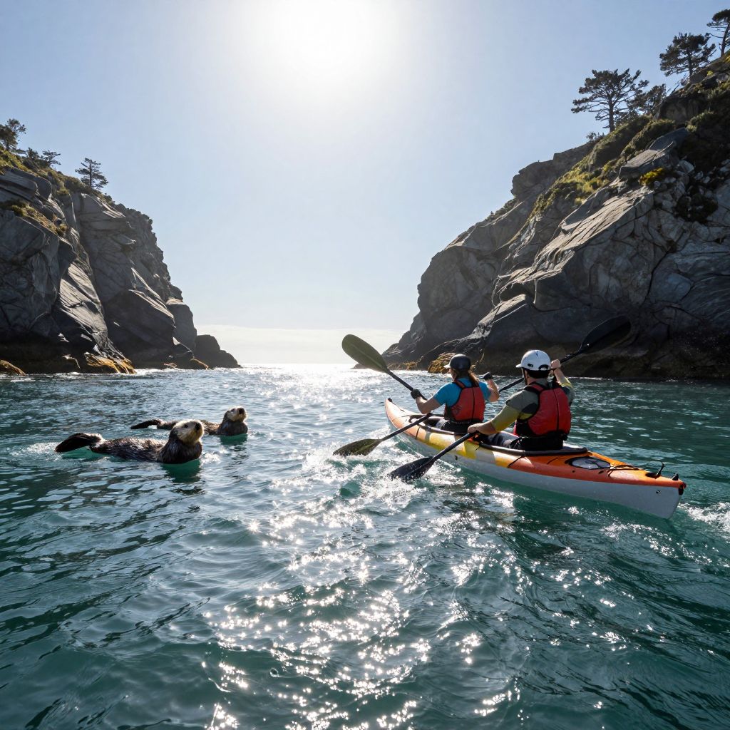 Kayaking in Monterey Bay