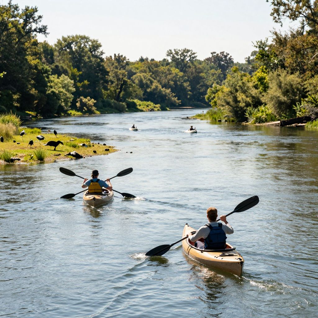 Canoeing or Kayaking on the James River
