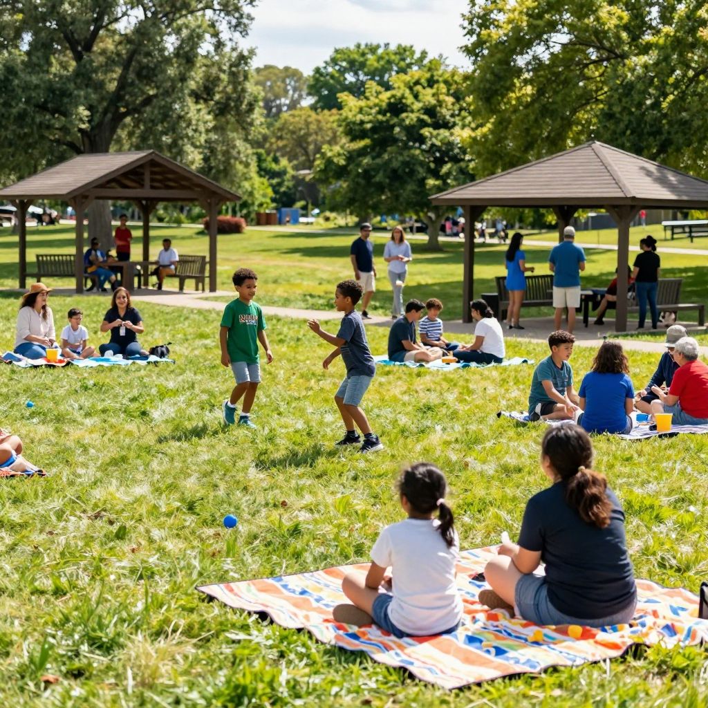 Picnics at J.F. Gregory Recreational Park