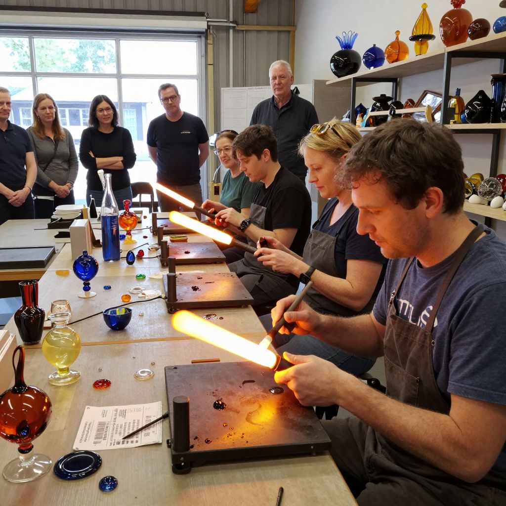 Sunspots Studios Glassblowing