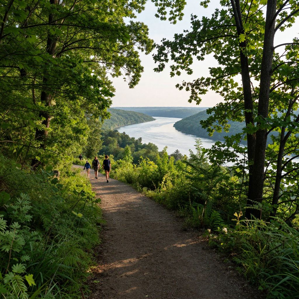Hiking at Algonkian Regional Park