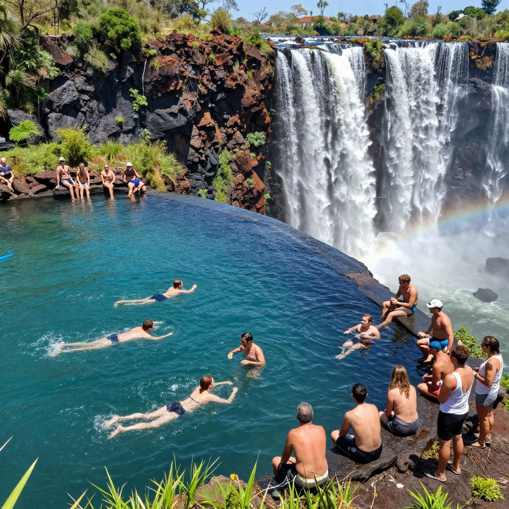 Swimming in Devil's Pool