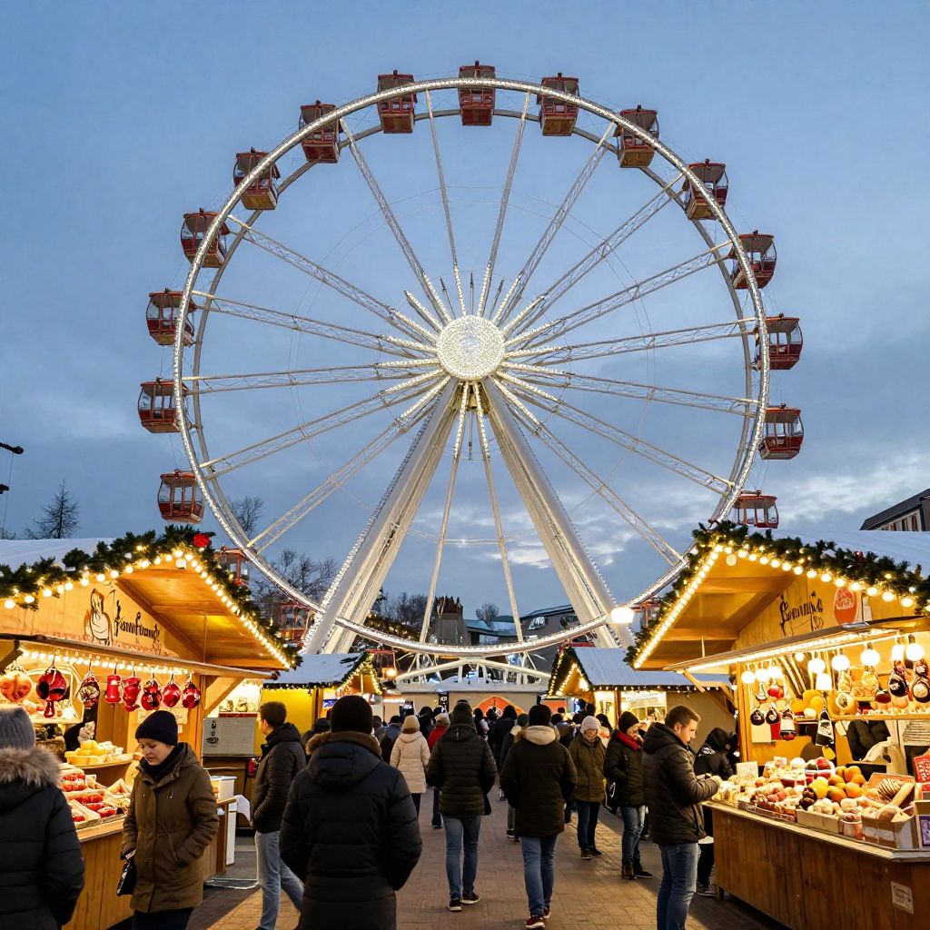 Winter Market at Riesenradplatz