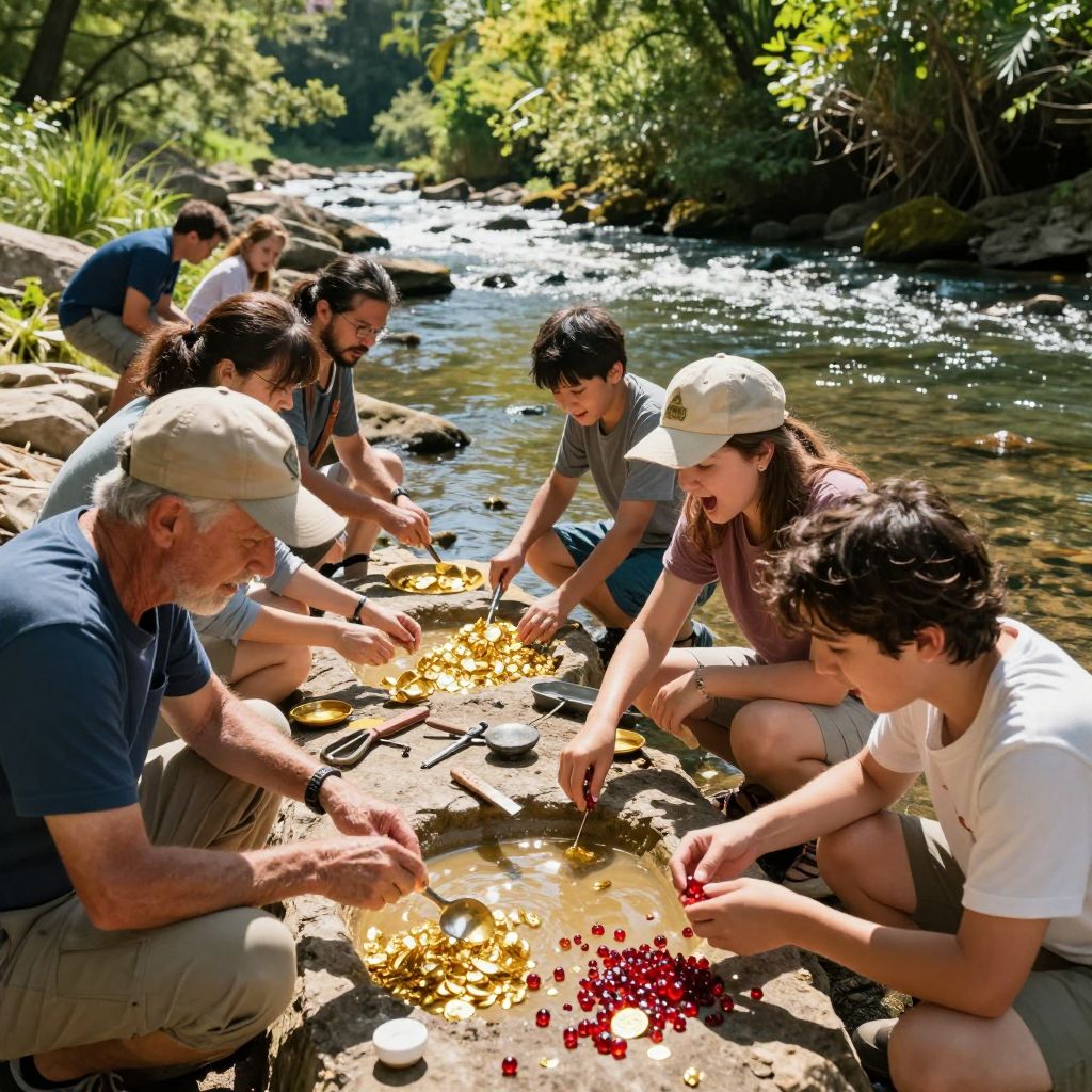Panning for Gold at River of Gold