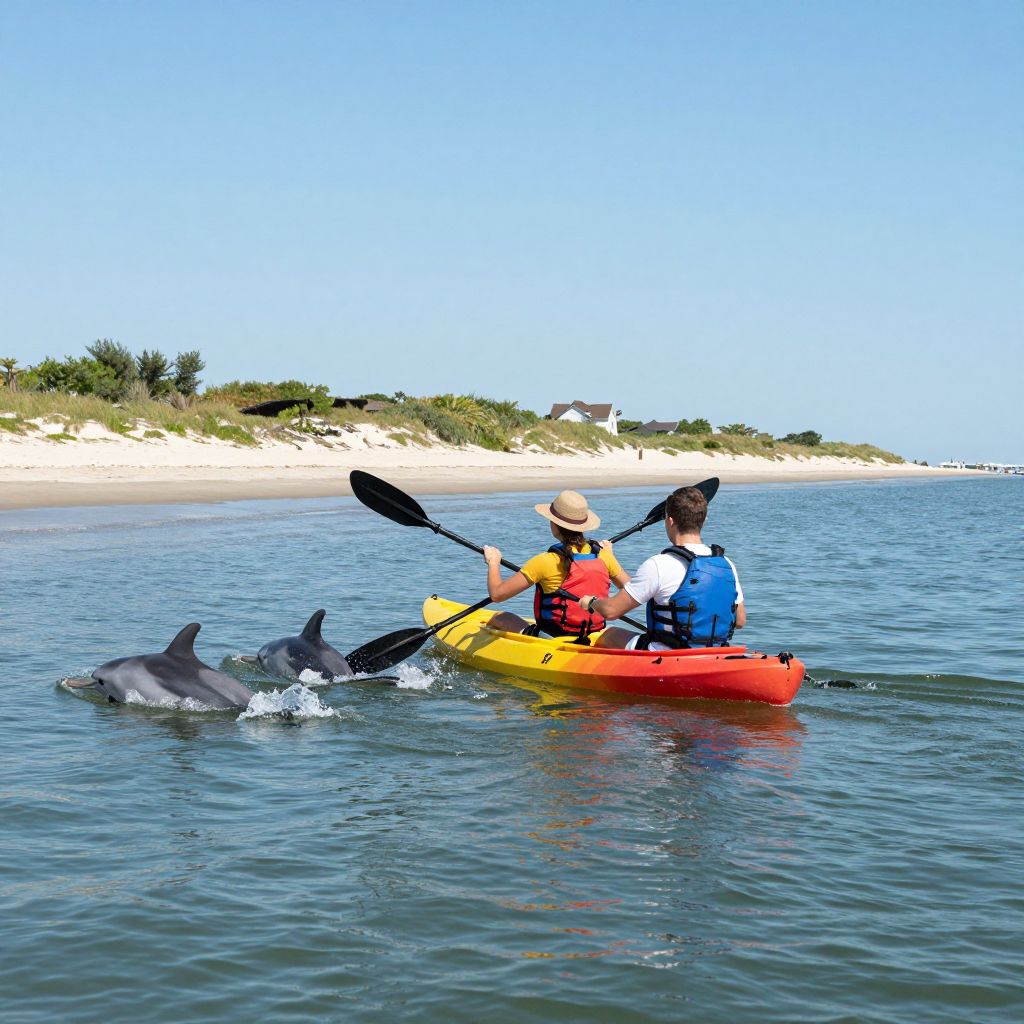 Kayaking with Dolphins