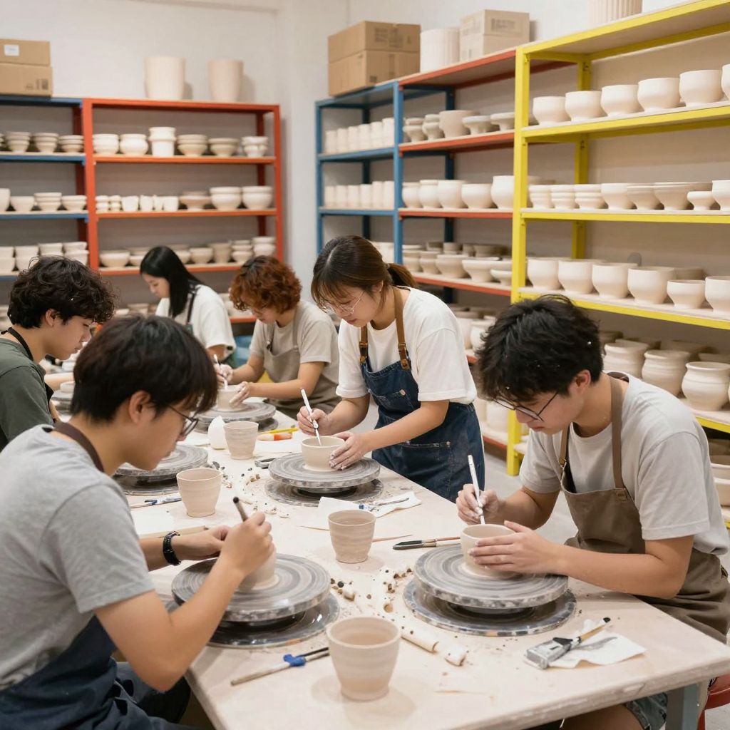 Pottery Painting at Earth, Glaze & Fire