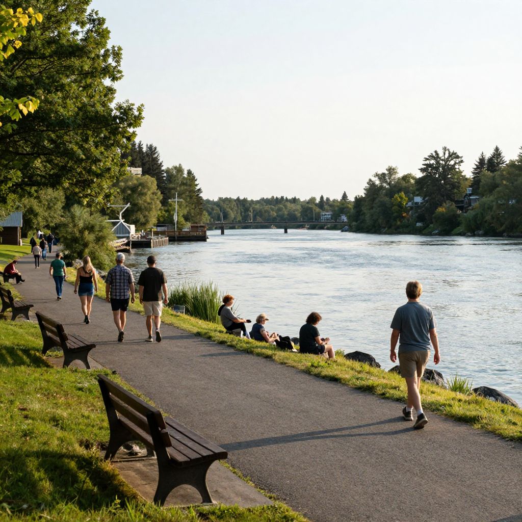 Scenic Waterfront at Drake Harbor