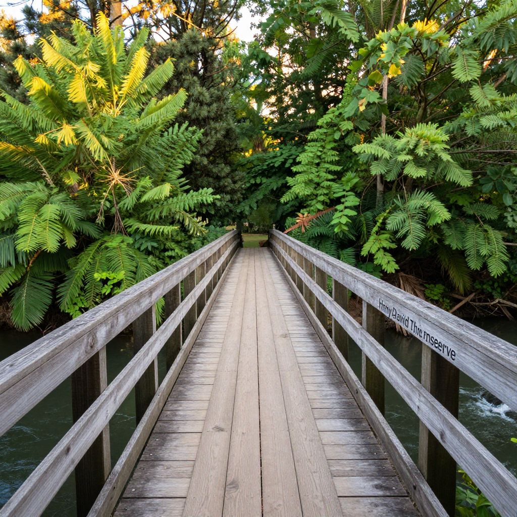 Henry David Thoreau Footbridge