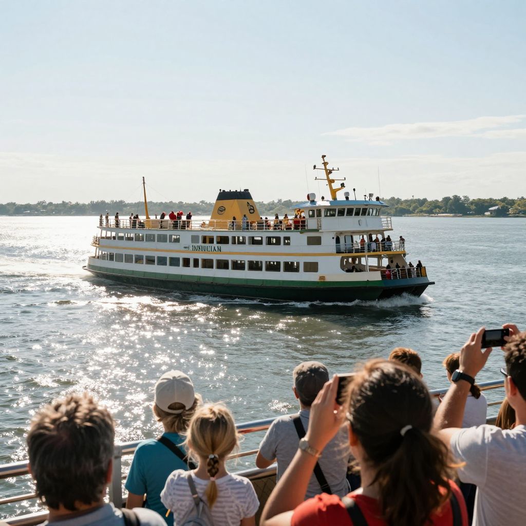 Take a Free Ride on the Jamestown-Scotland Ferry