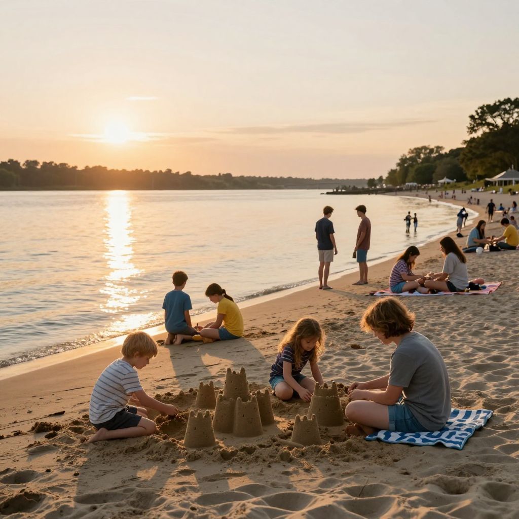Relax at Yorktown Beach