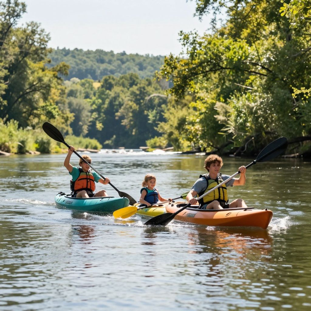 Kayaking on the Kentucky River