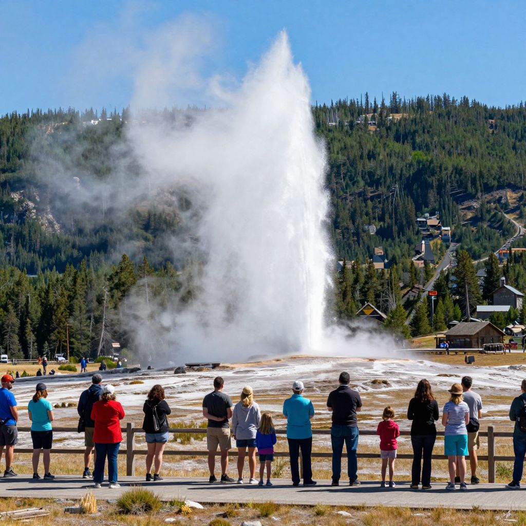 Old Faithful Geyser of California
