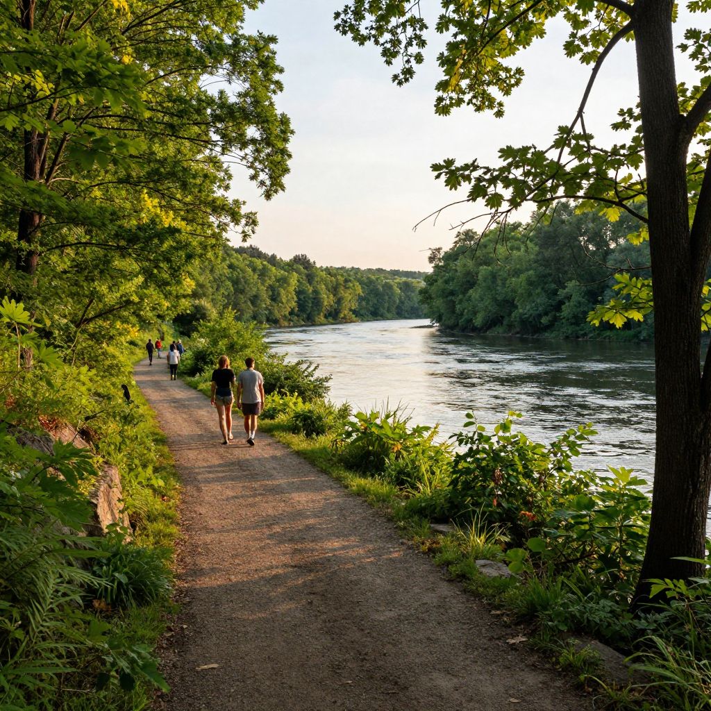 Hiking at Leesylvania State Park