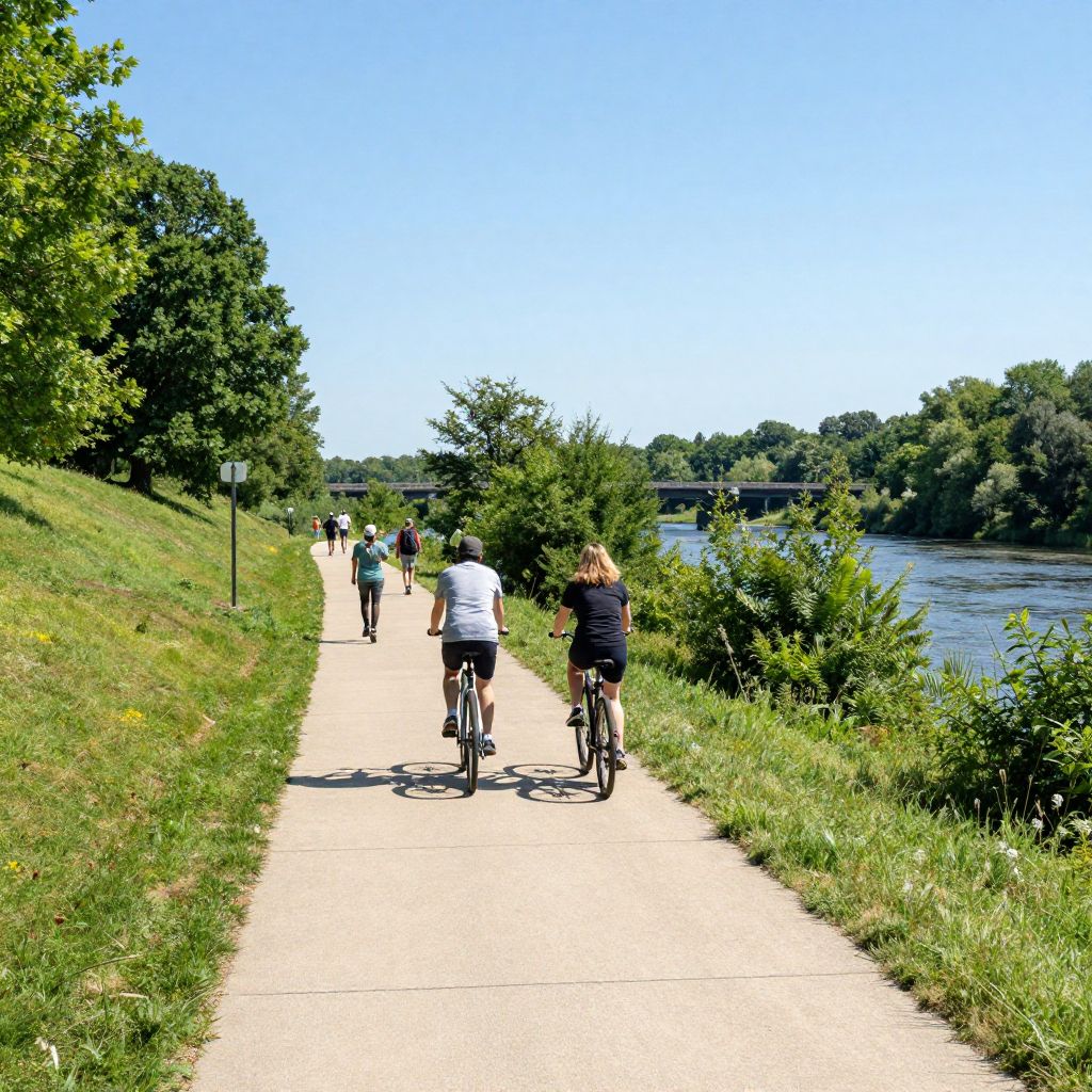 Hike or Bike Along the Saline Ford Hiking/Biking Trail