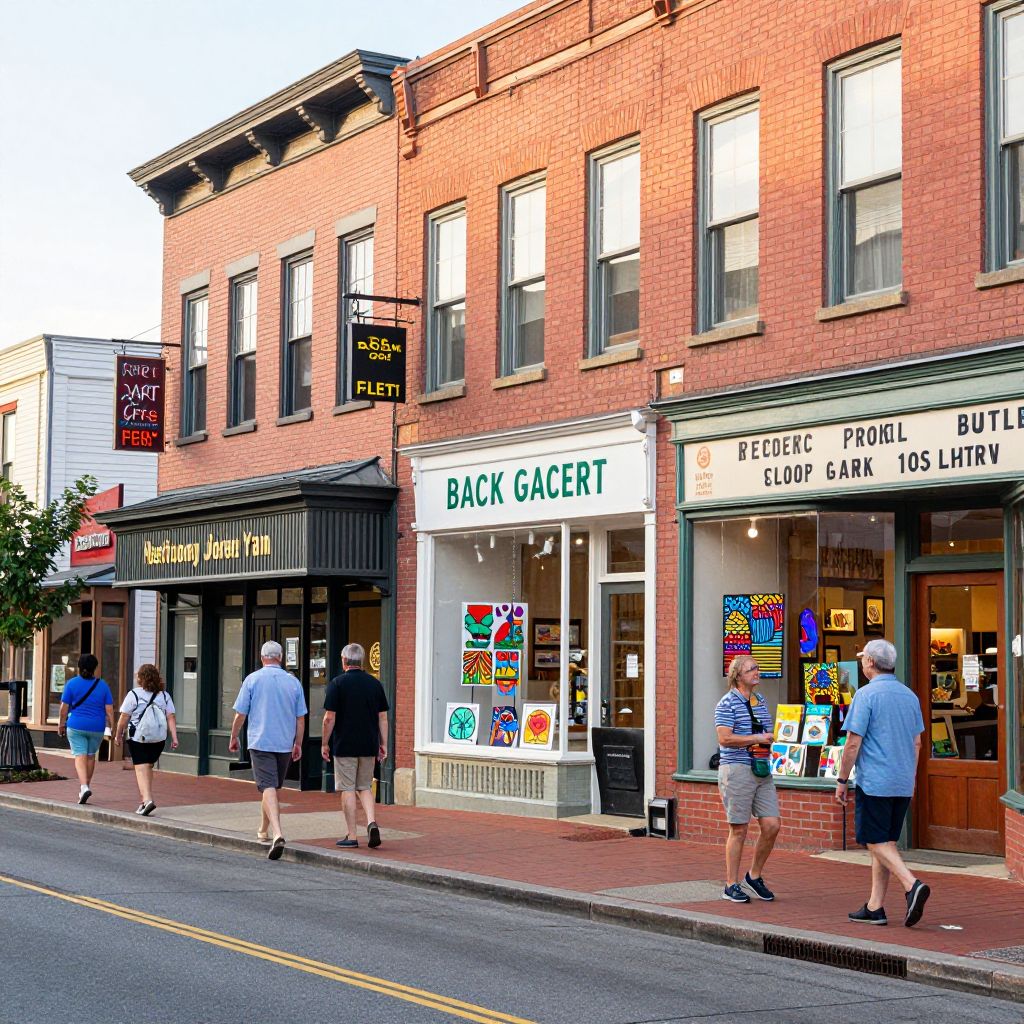 Stroll Through Historic Downtown Ashland for Local Shops and Art Galleries