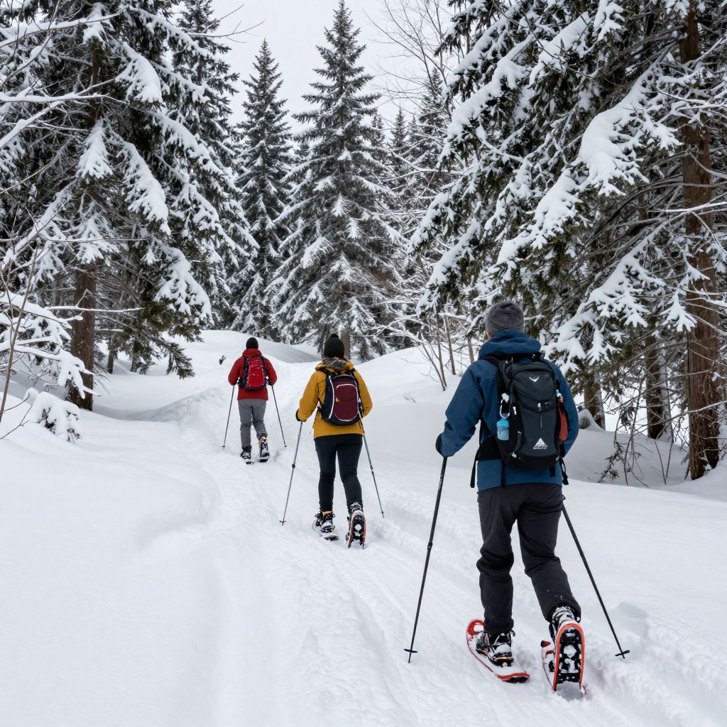 Snowshoeing