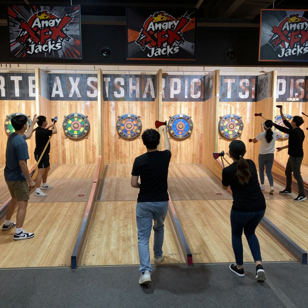 Angry Jacks Axe Throwing Club