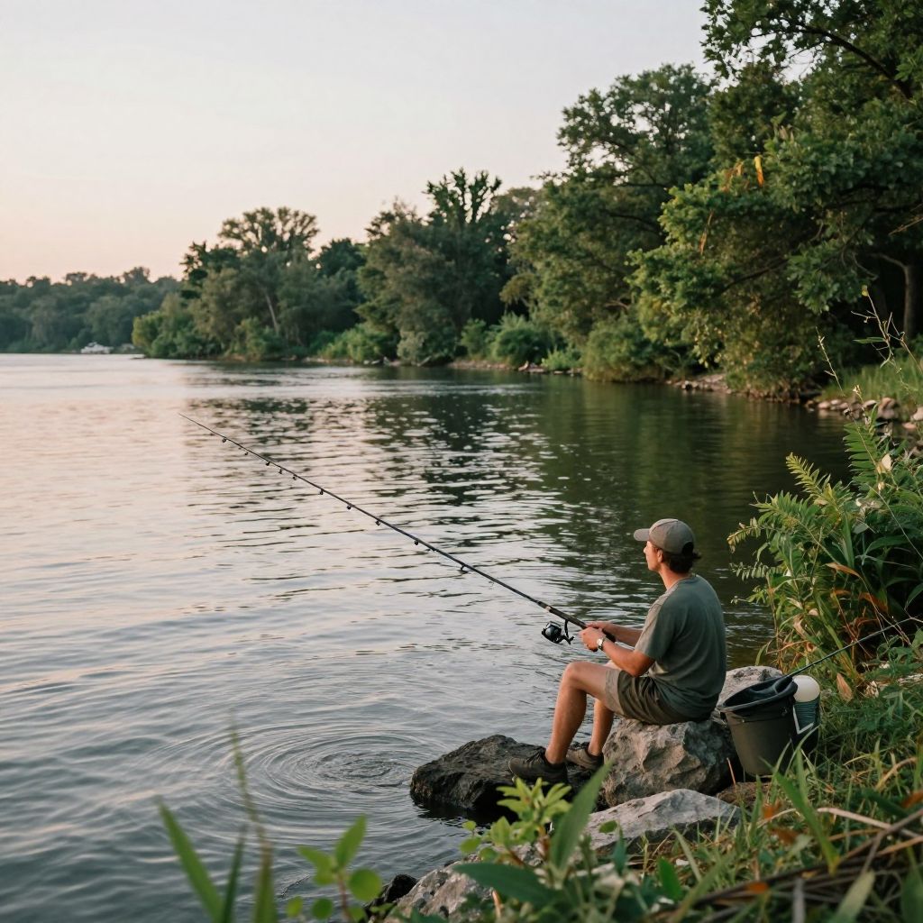 Fishing on the Potomac River