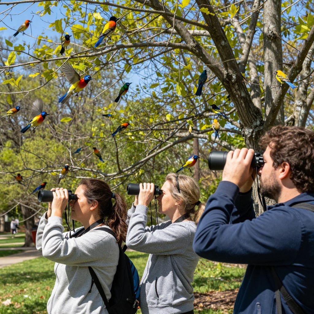 Birdwatching at Fort Washington Park