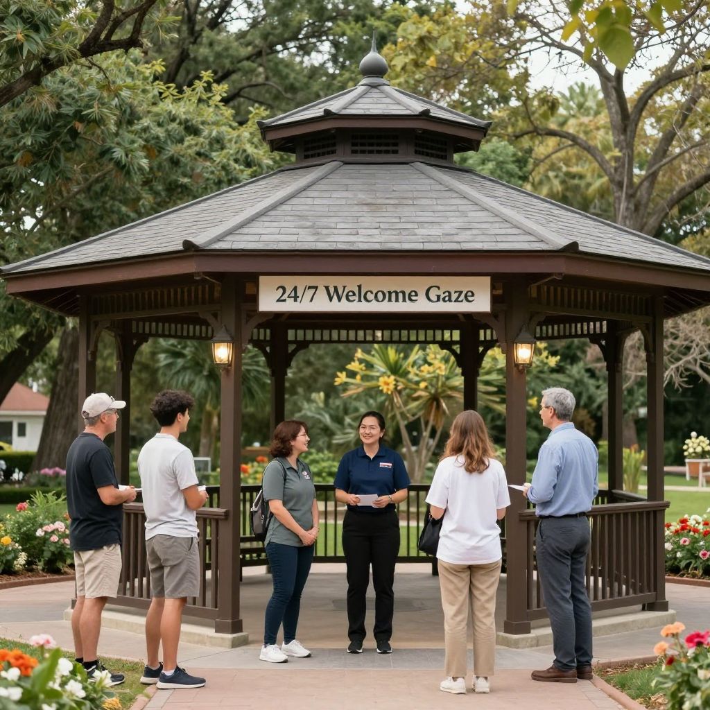 24/7 Welcome Gazebo