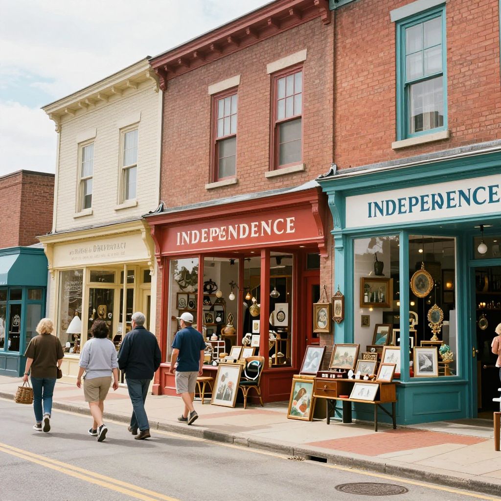 Antique Shopping in Downtown Independence
