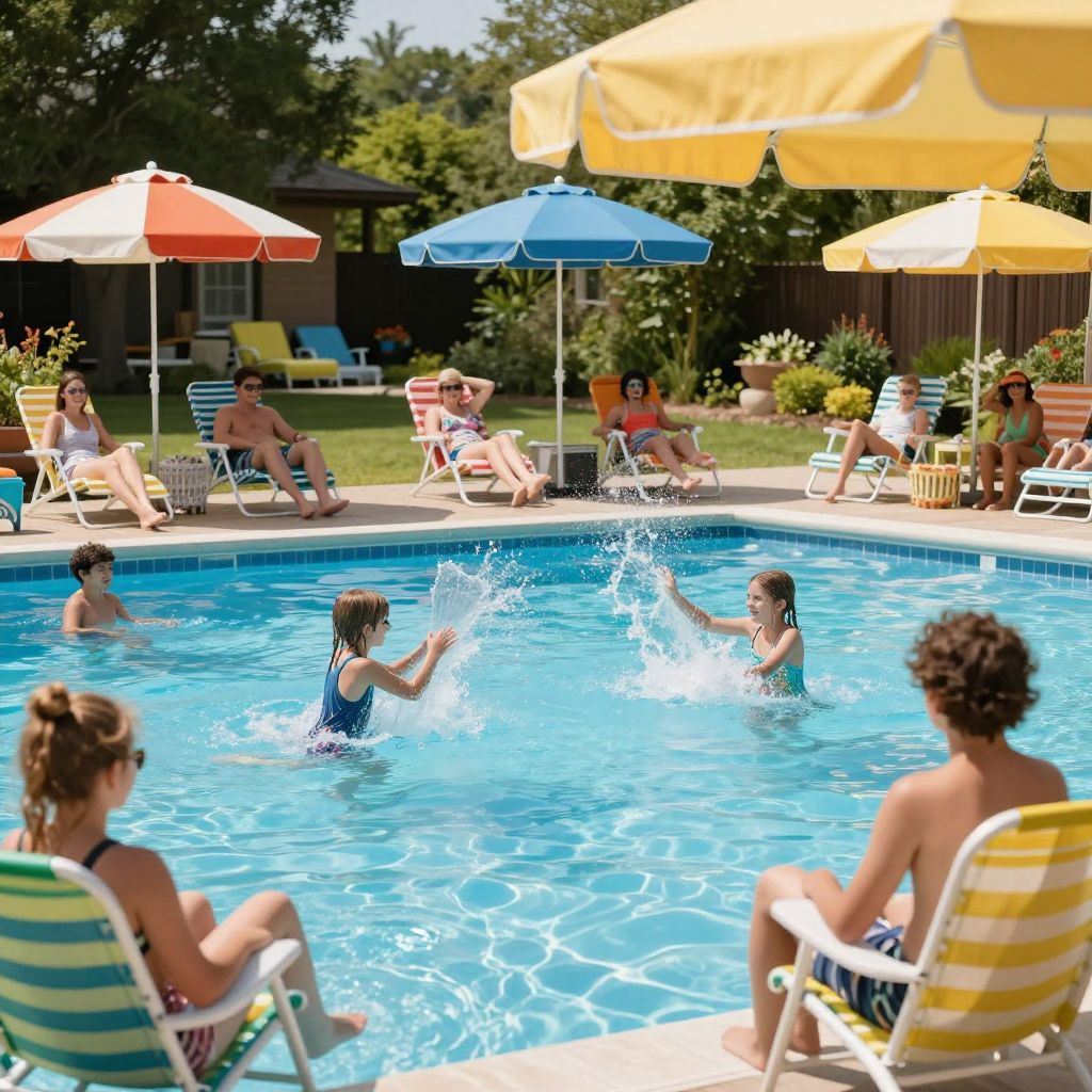 Outdoor Pool on Wisnieski Parkway