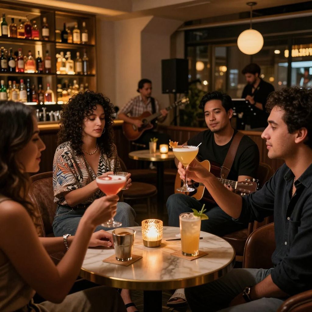 Enjoy Cocktails and Live Music at Pearl Hour