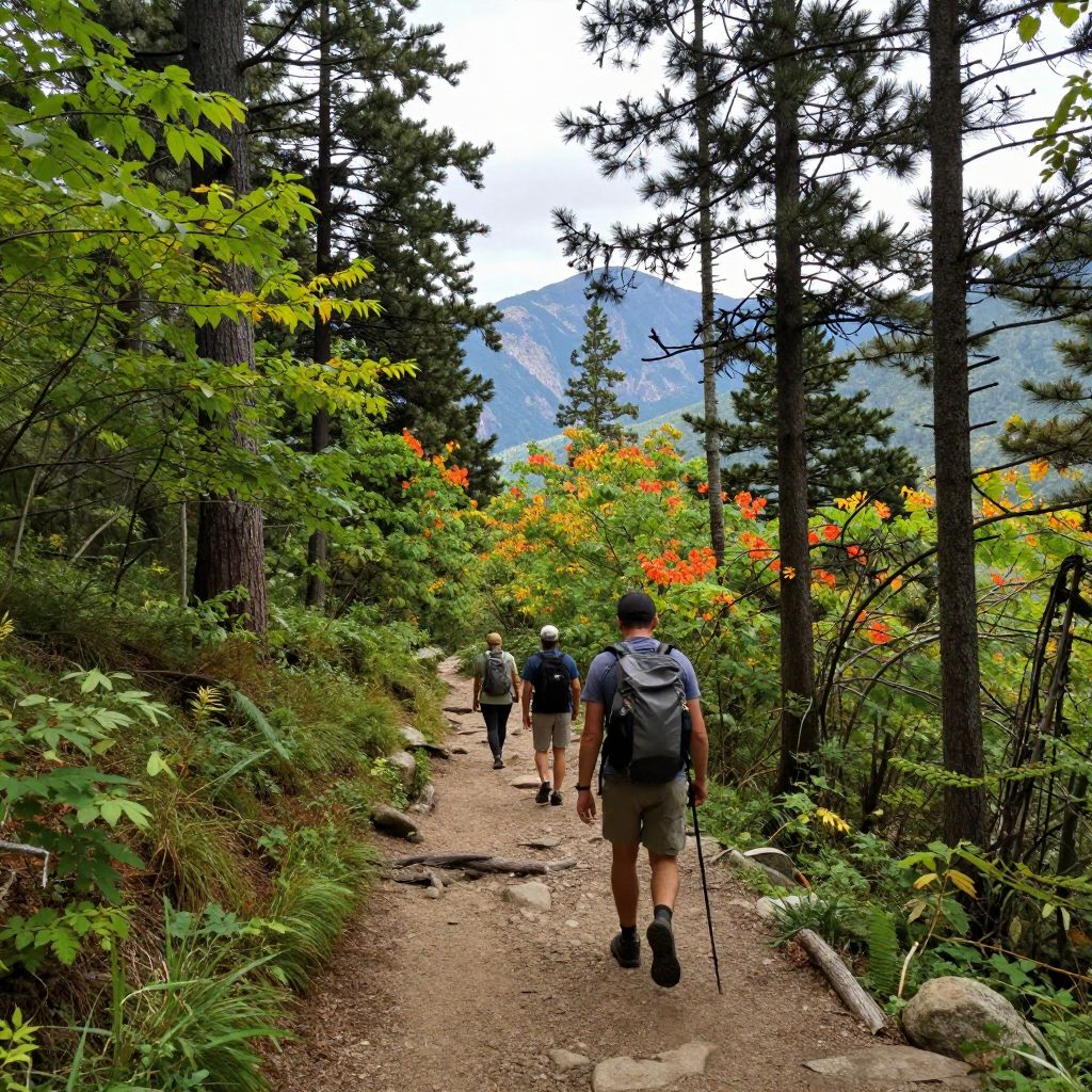 Hiking in White Mountain National Forest
