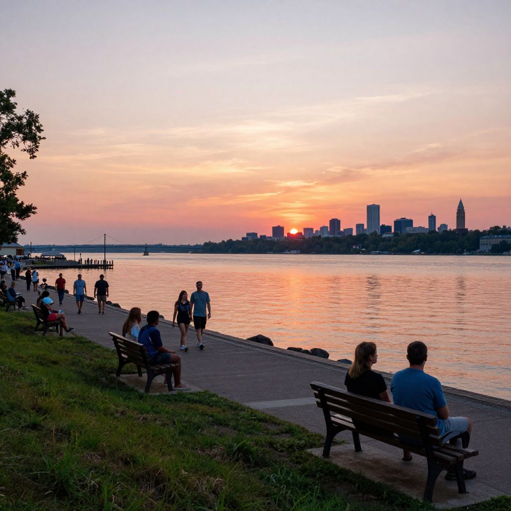 Walk Along the Quantico Waterfront Area